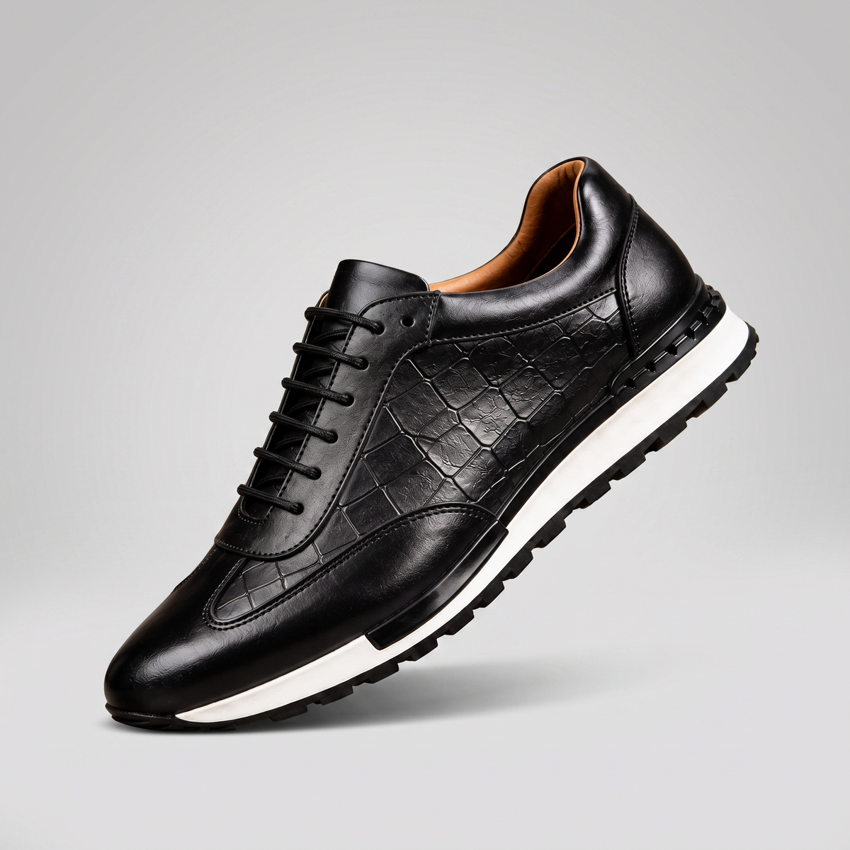 LORENZO BASKETS EN CUIR