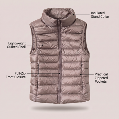 PENELOPE VESTE SANS MANCHES COUPE-VENT EN DUVET