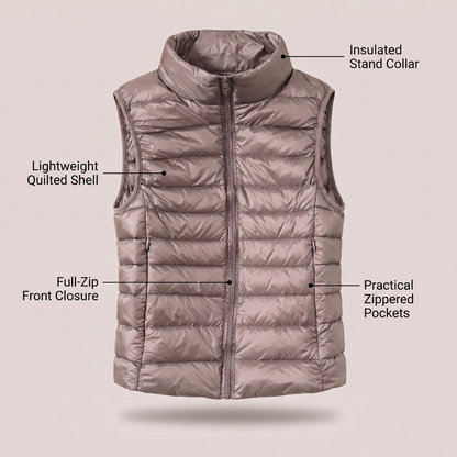 BEATRICE VESTE SANS MANCHES CHAUDE ET COMPACTABLE