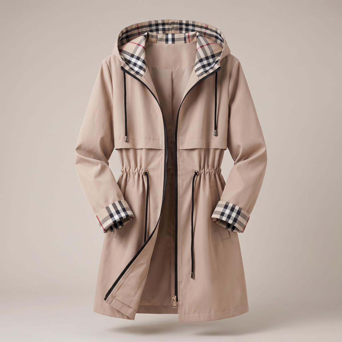 ISOBEL MANTEAU IMPERMÉABLE À CAPUCHE
