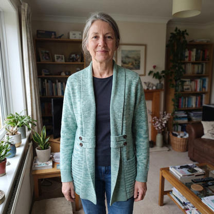 MEREDITH ENSEMBLE CARDIGAN BOUTONNÉ ET PANTALON