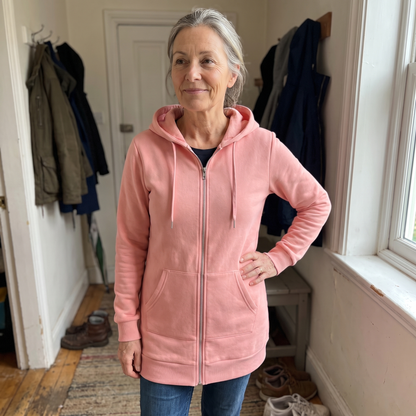 ROSAMUND MANTEAU À CAPUCHON DOUILLET À FERMETURE ÉCLAIR