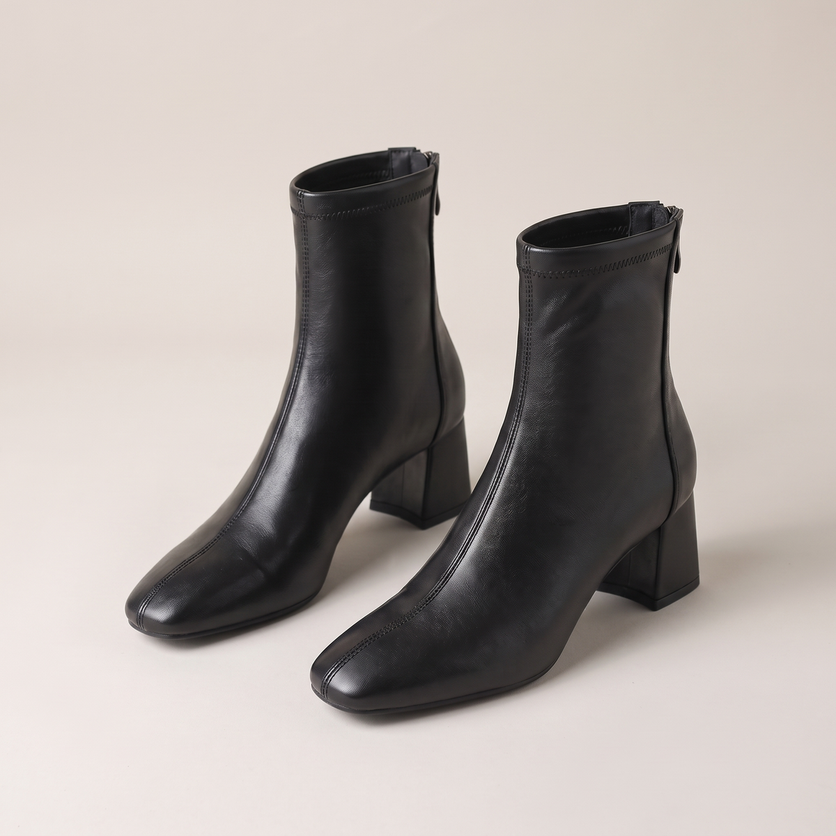 ROSALIE BOTTES EN CUIR