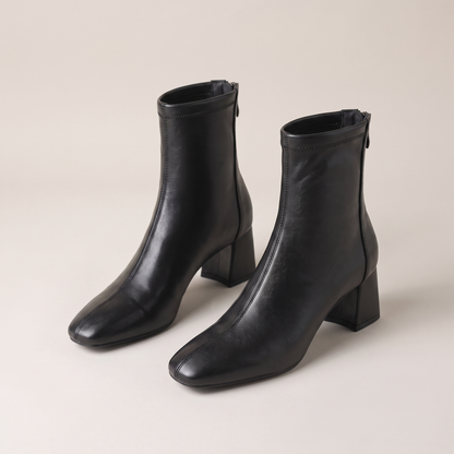 ROSALIE BOTTES EN CUIR