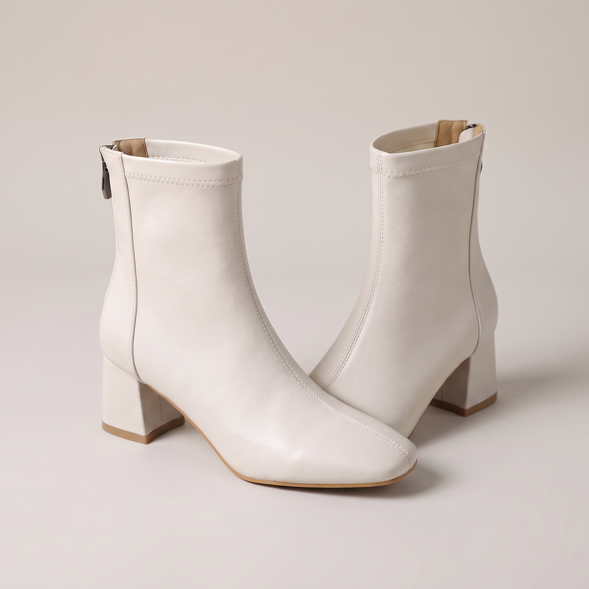 ROSALIE BOTTES EN CUIR