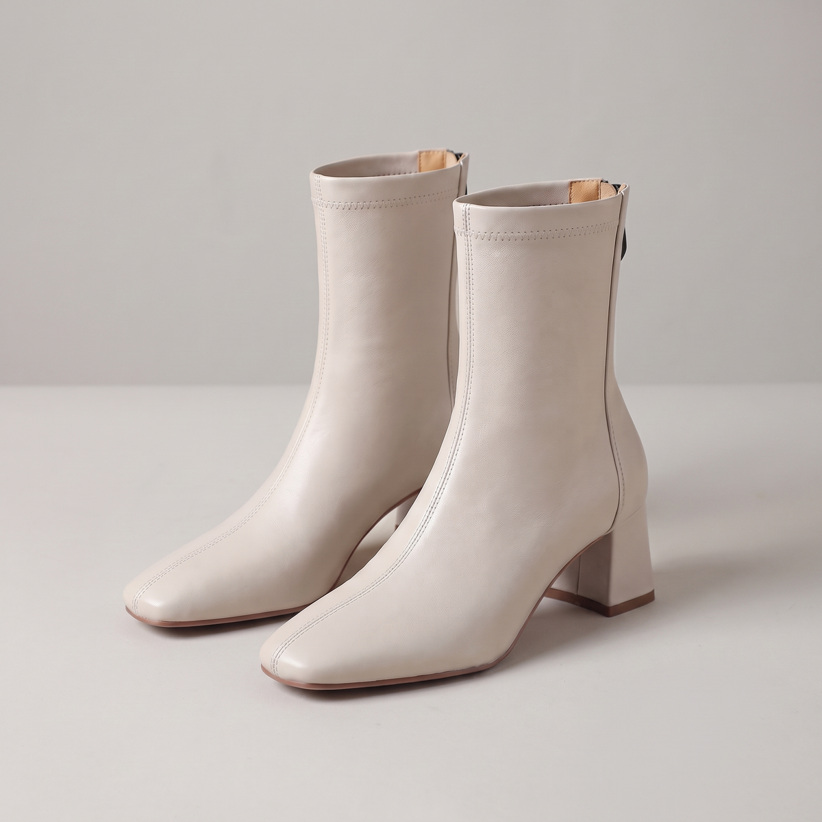 ROSALIE BOTTES EN CUIR