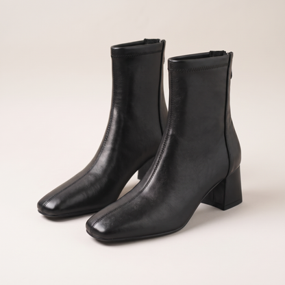 ROSALIE BOTTES EN CUIR