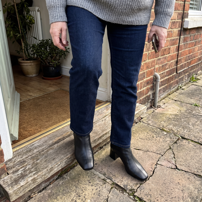 ROSALIE BOTTES EN CUIR