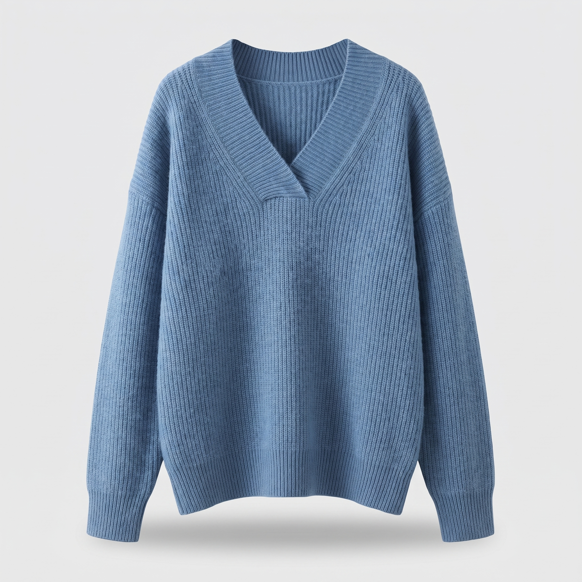 CAMILLE CHANDAIL DOUILLET EN TRICOT À COL EN V