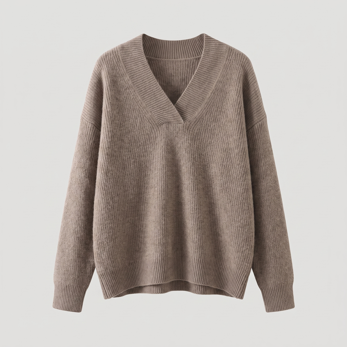CAMILLE CHANDAIL DOUILLET EN TRICOT À COL EN V
