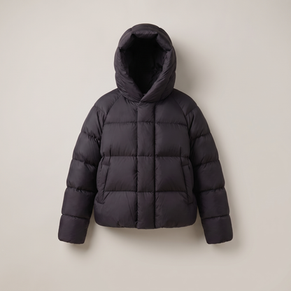 ELARA MANTEAU MATELASSÉ À CAPUCHE