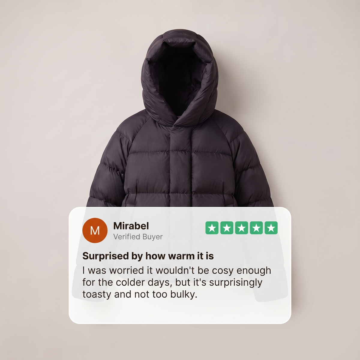 ELARA MANTEAU MATELASSÉ À CAPUCHE