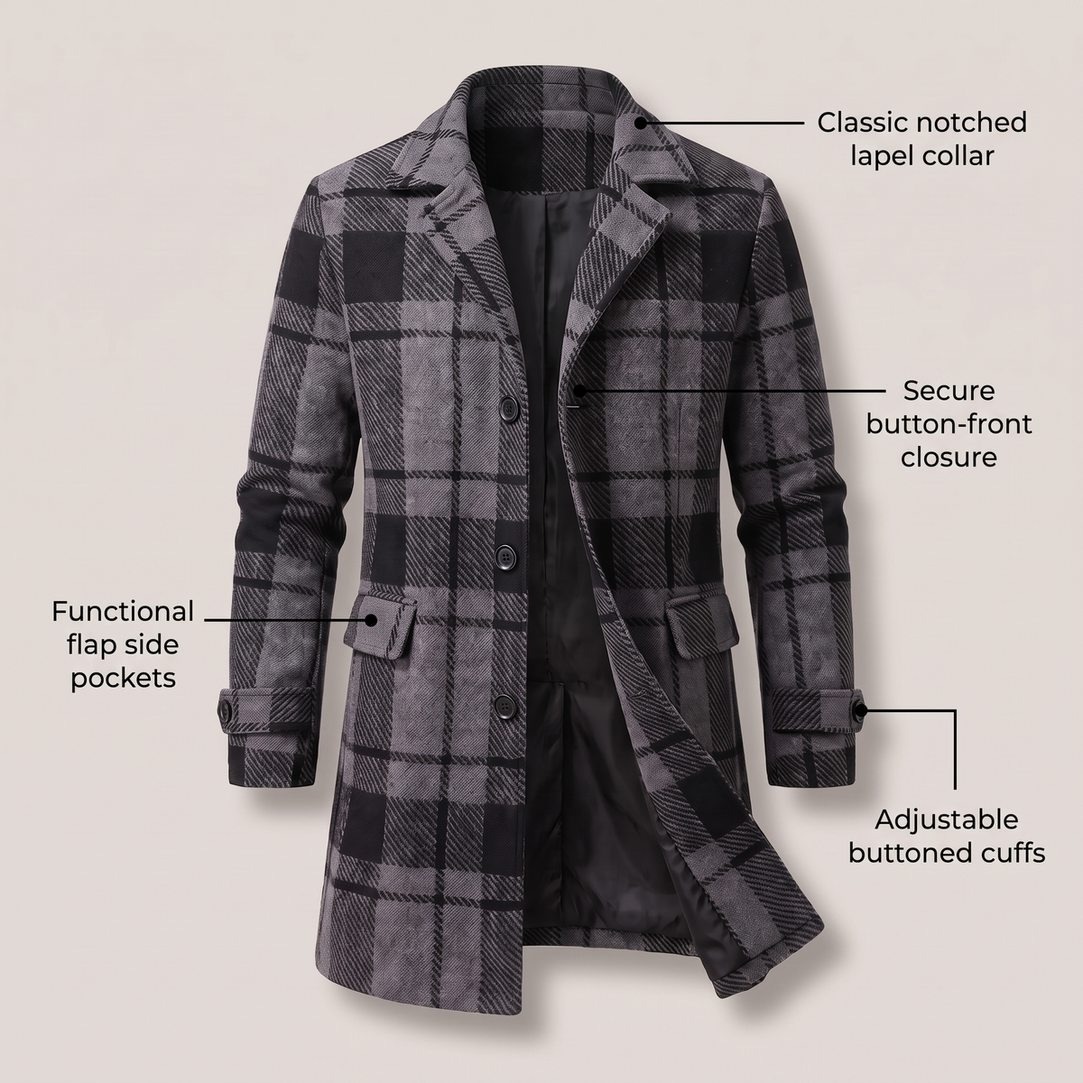 EVERLEIGH TRENCH D’AUTOMNE RAFFINÉ