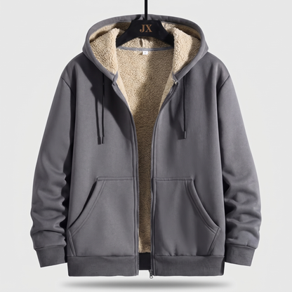 VESTE À CAPUCHE DOUBLÉE TEDDY