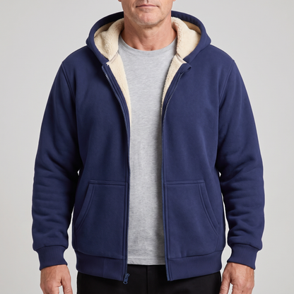 VESTE À CAPUCHE DOUBLÉE TEDDY