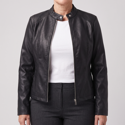 ODETTE VESTE COURTE EN CUIR