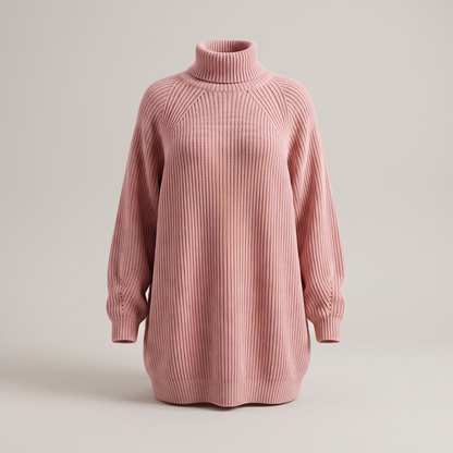 FLORIANA ROBE DOUILLETTE À COL ROULÉ