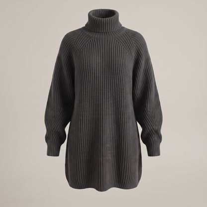 FLORIANA ROBE DOUILLETTE À COL ROULÉ