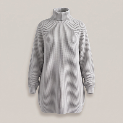 FLORIANA ROBE DOUILLETTE À COL ROULÉ