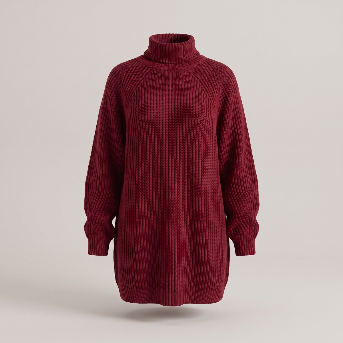 FLORIANA ROBE DOUILLETTE À COL ROULÉ