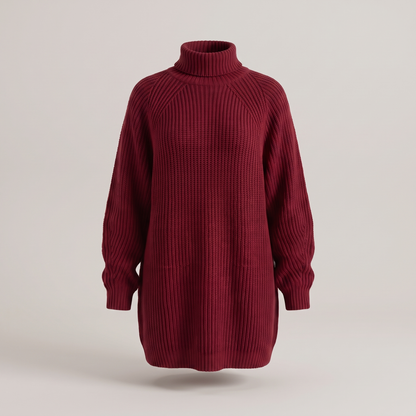 FLORIANA ROBE DOUILLETTE À COL ROULÉ