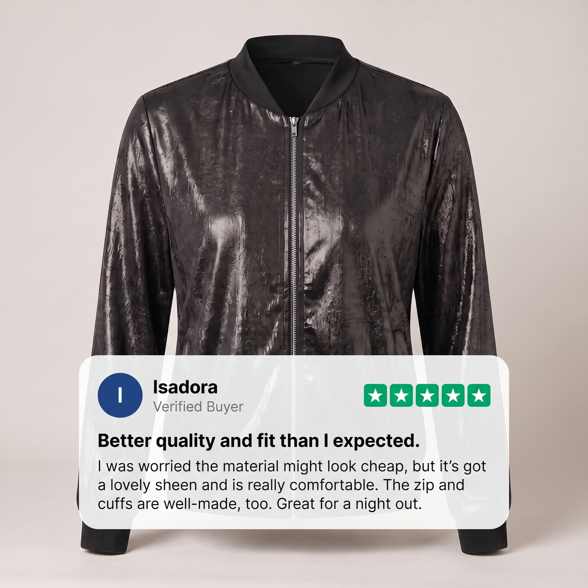 ISADORA VESTE À MANCHES PAILLETÉES