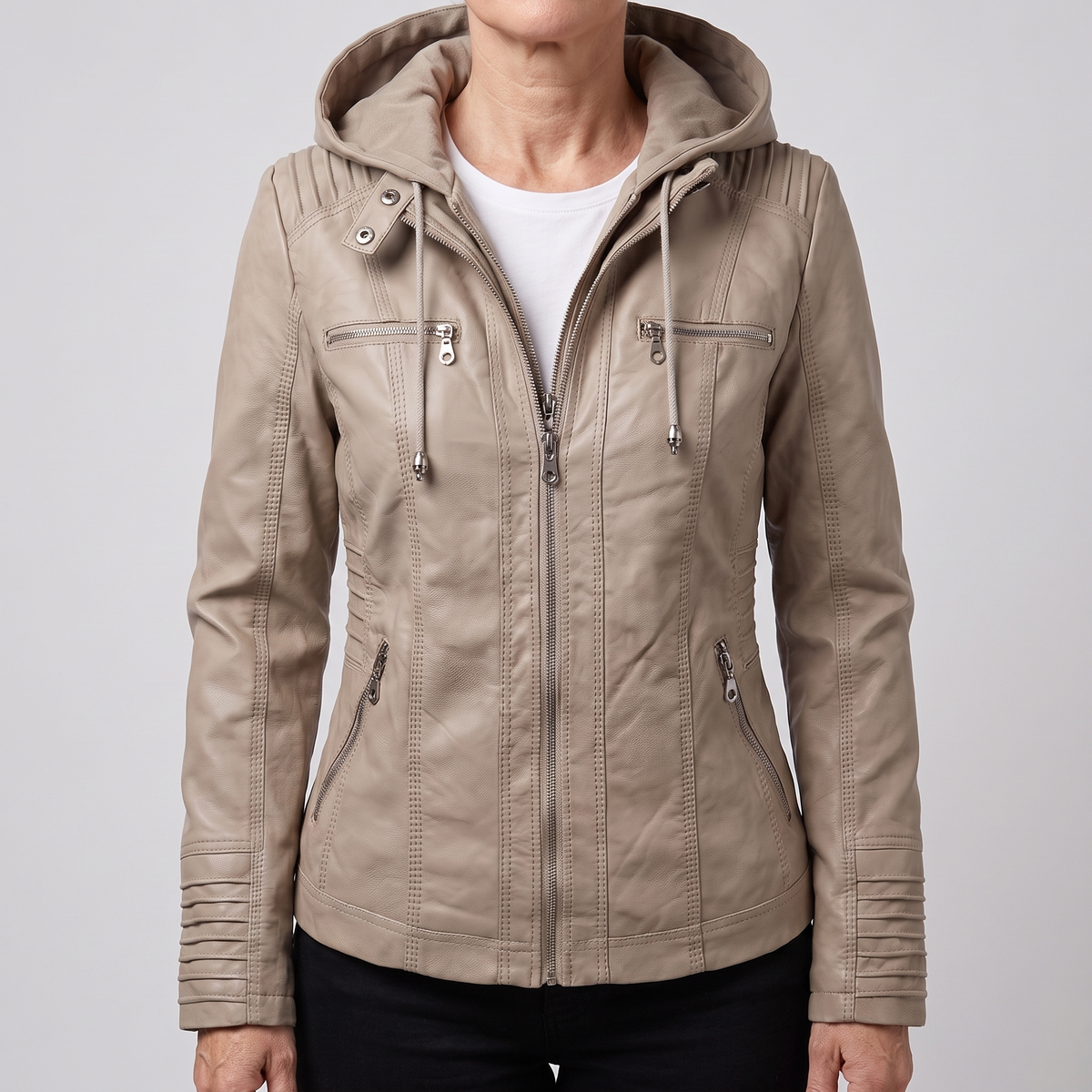GENEVIEVE VESTE EN SUÉDINE