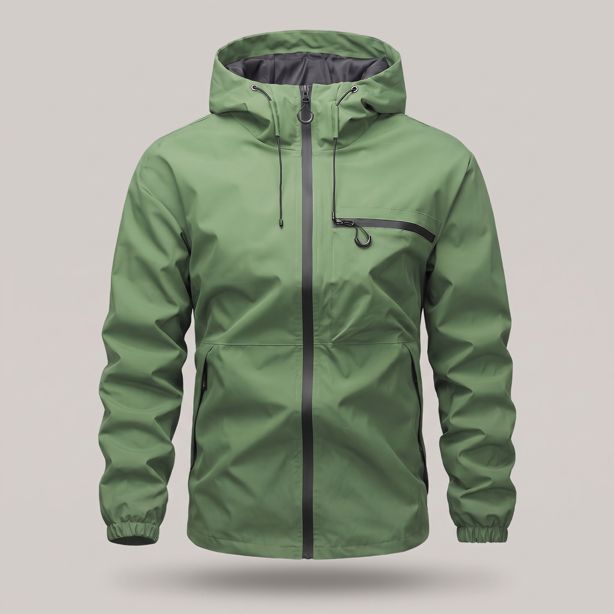 MANTEAU IMPERMÉABLE ESSENTIEL À CAPUCHE
