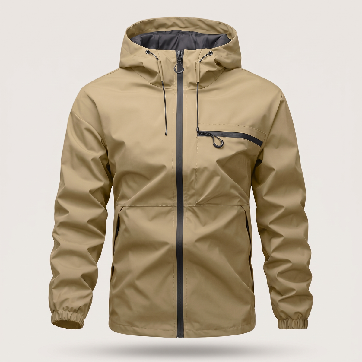 MANTEAU IMPERMÉABLE ESSENTIEL À CAPUCHE