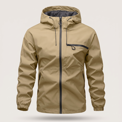 MANTEAU IMPERMÉABLE ESSENTIEL À CAPUCHE