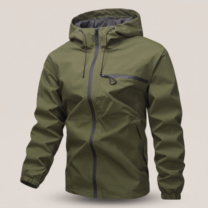 MANTEAU IMPERMÉABLE ESSENTIEL À CAPUCHE