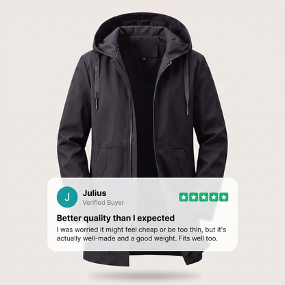 VESTE D’EXTÉRIEUR FONCTIONNELLE À CAPUCHE