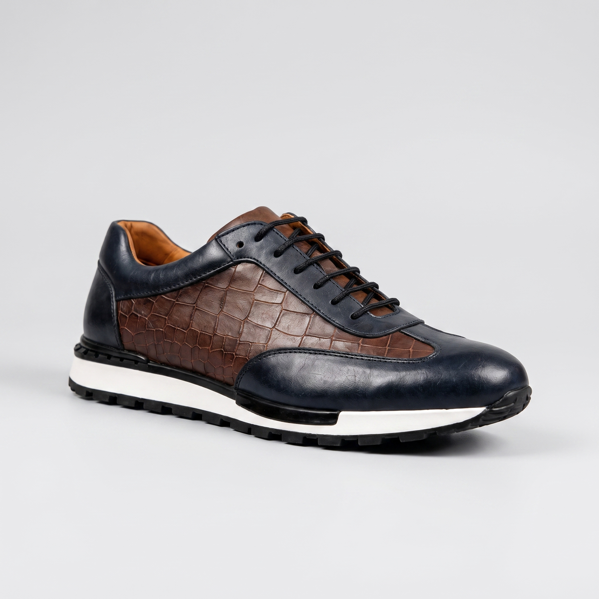 LORENZO BASKETS EN CUIR