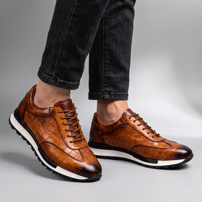 LORENZO BASKETS EN CUIR