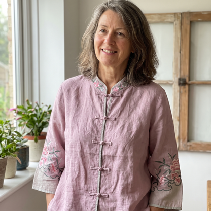 MARCOMBE BLOUSE BRODÉE À MANCHES ÉVASÉES