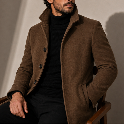 MANTEAU D’HIVER AJUSTÉ À COL MONTANT