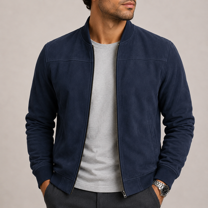 BLOUSON AVIATEUR LÉGER EFFET SUÈDE