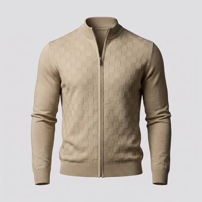 ALDRIC CARDIGAN À FERMETURE ÉCLAIR