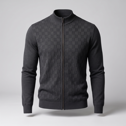 ALDRIC CARDIGAN À FERMETURE ÉCLAIR