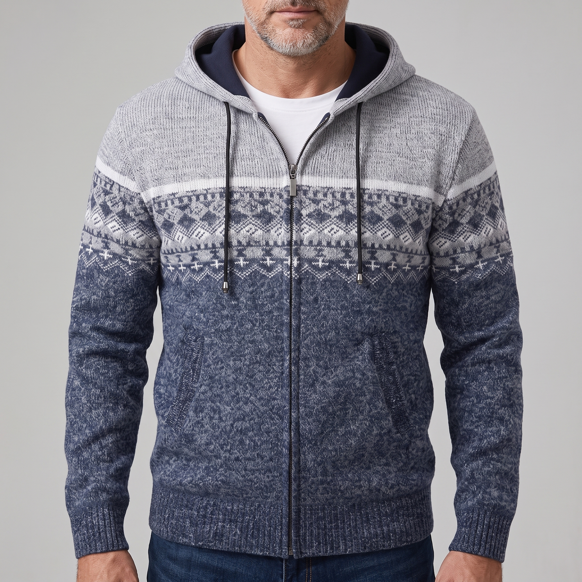 CALLUM GILET À MOTIFS