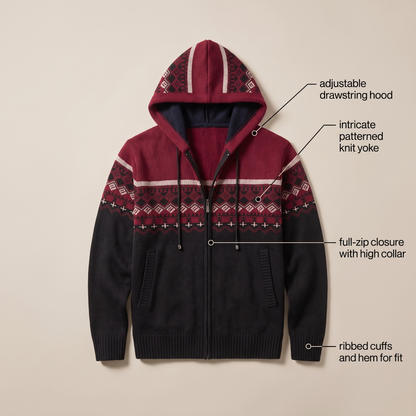 CALLUM GILET À MOTIFS