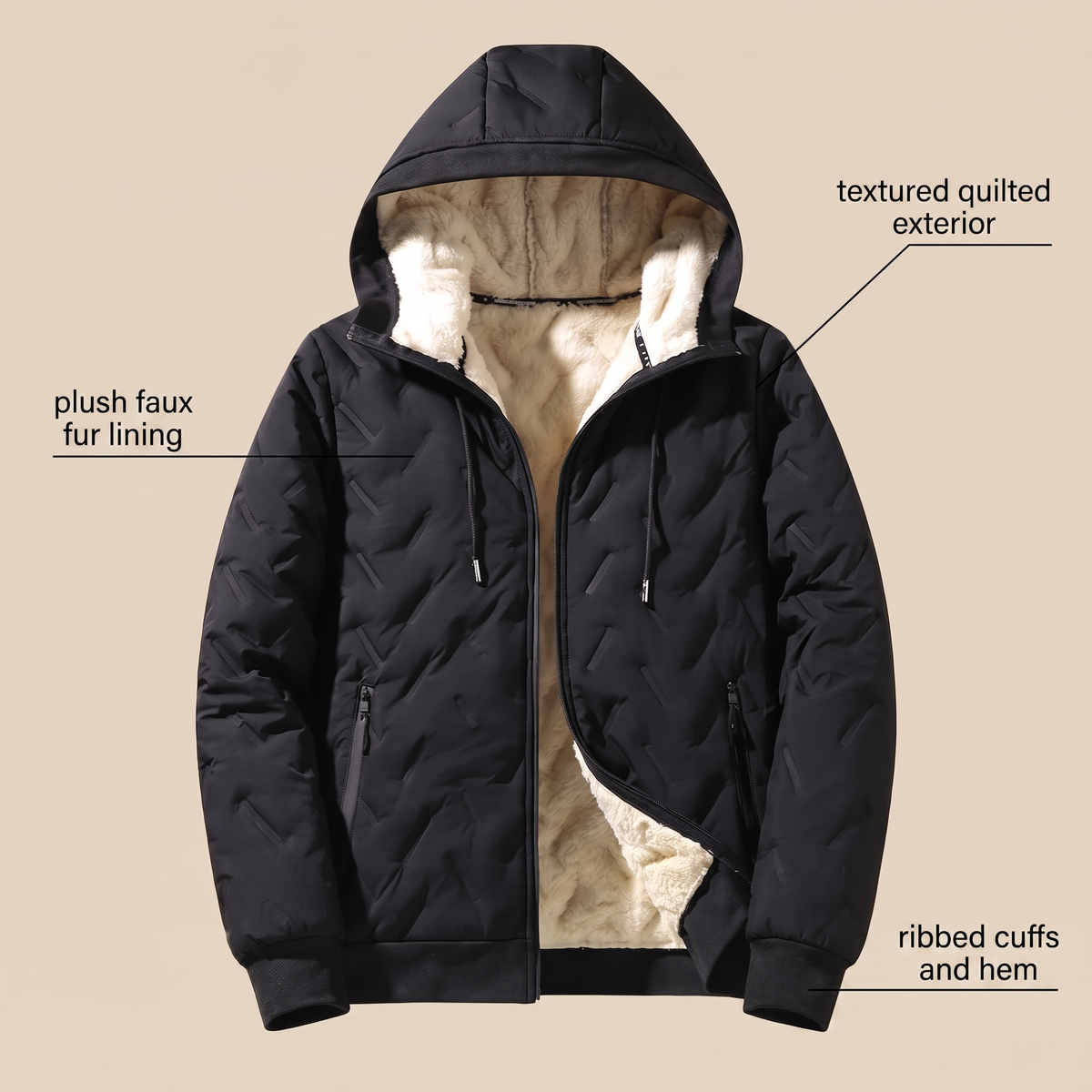 BLACKTHORNE VESTE THERMIQUE MATELASSÉE