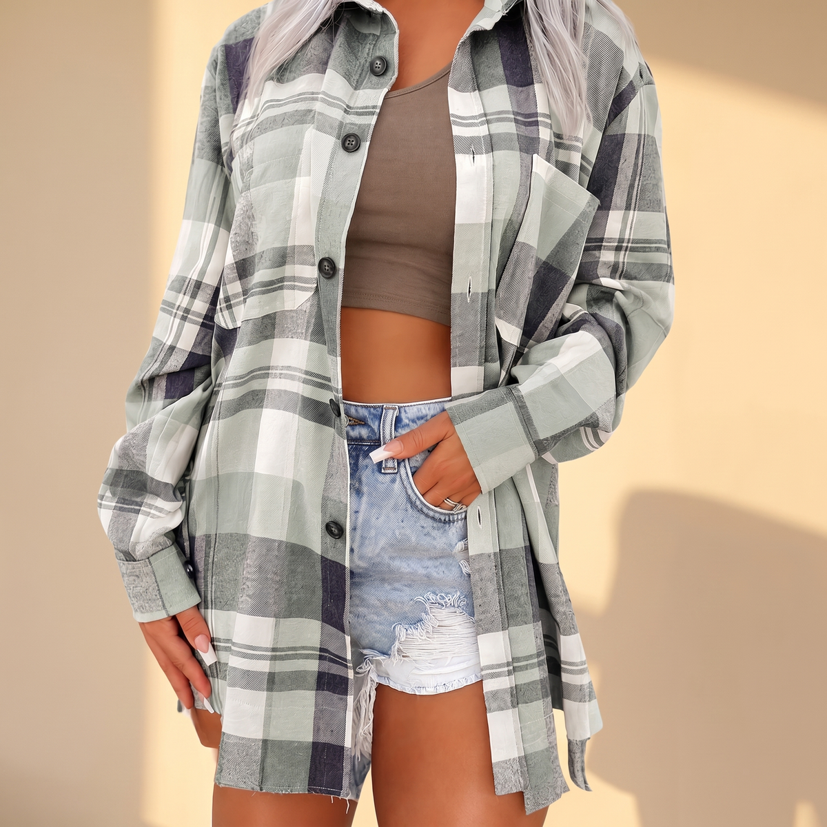 AVELINE BLOUSE ÉLÉGANTE À MANCHES LONGUES