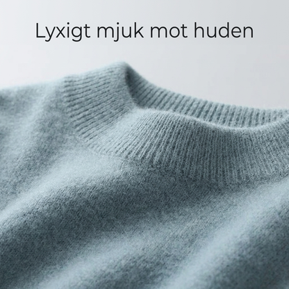 Närbild på mjukt borstat garn – Lyxigt mjuk mot huden