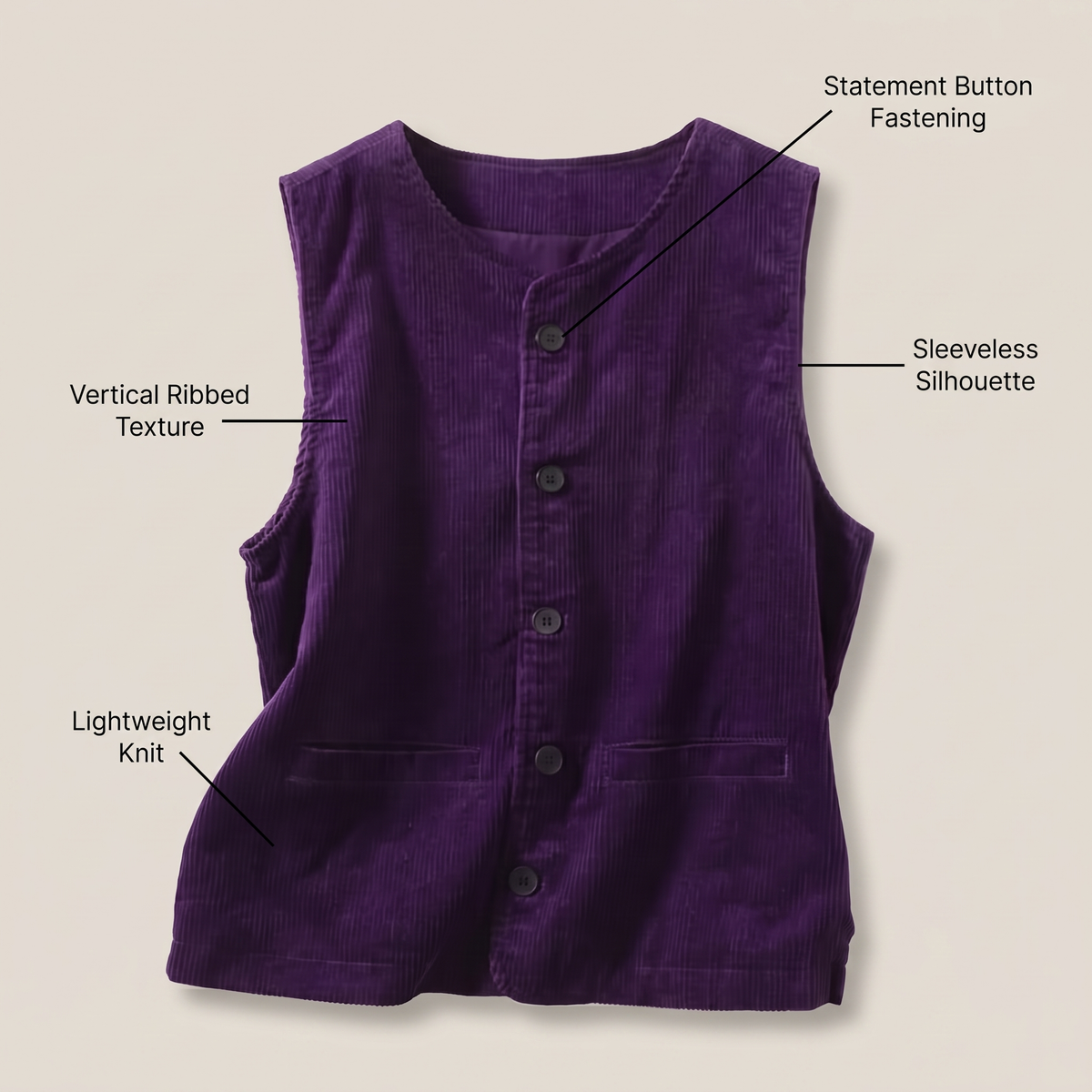 JANE CARDIGAN EN VELOURS CÔTELÉ