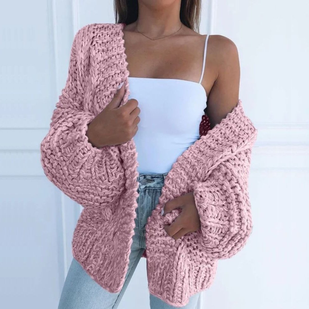 CECILY CARDIGAN EN GROS TRICOT