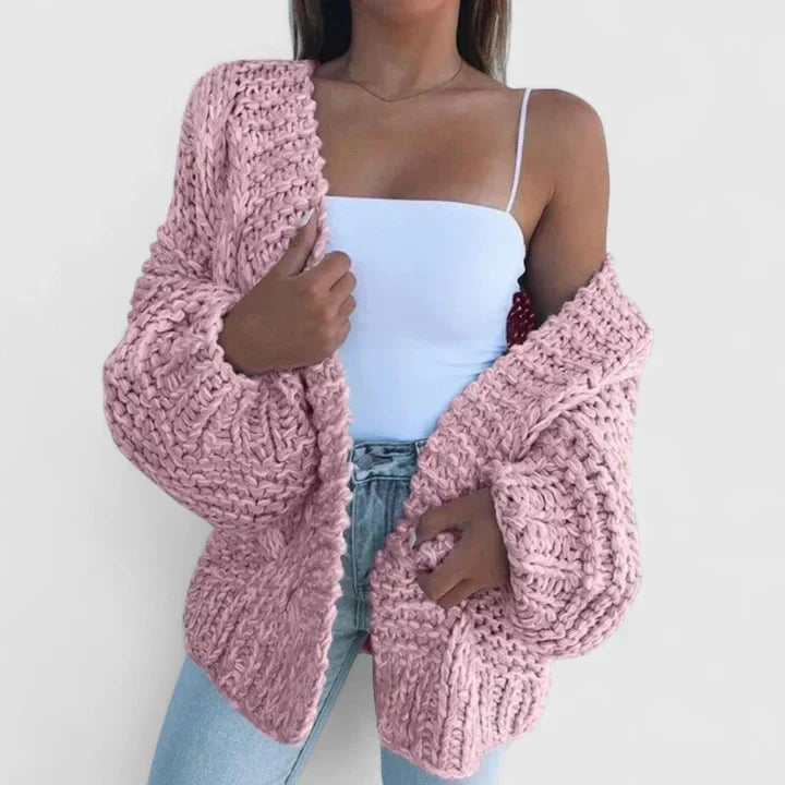 CECILY CARDIGAN EN GROS TRICOT
