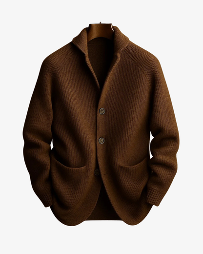 ANDREW CARDIGAN MODERNE EN MÉLANGE DE LAINE