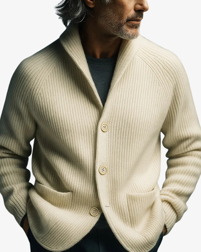 ANDREW CARDIGAN MODERNE EN MÉLANGE DE LAINE