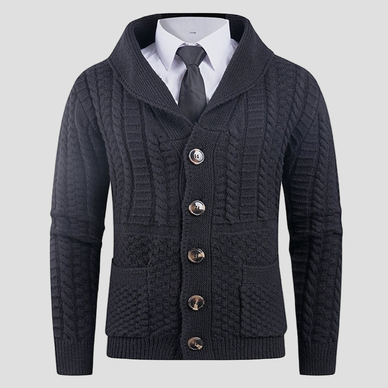 BARNABY CARDIGAN FORMEL EN LAINE